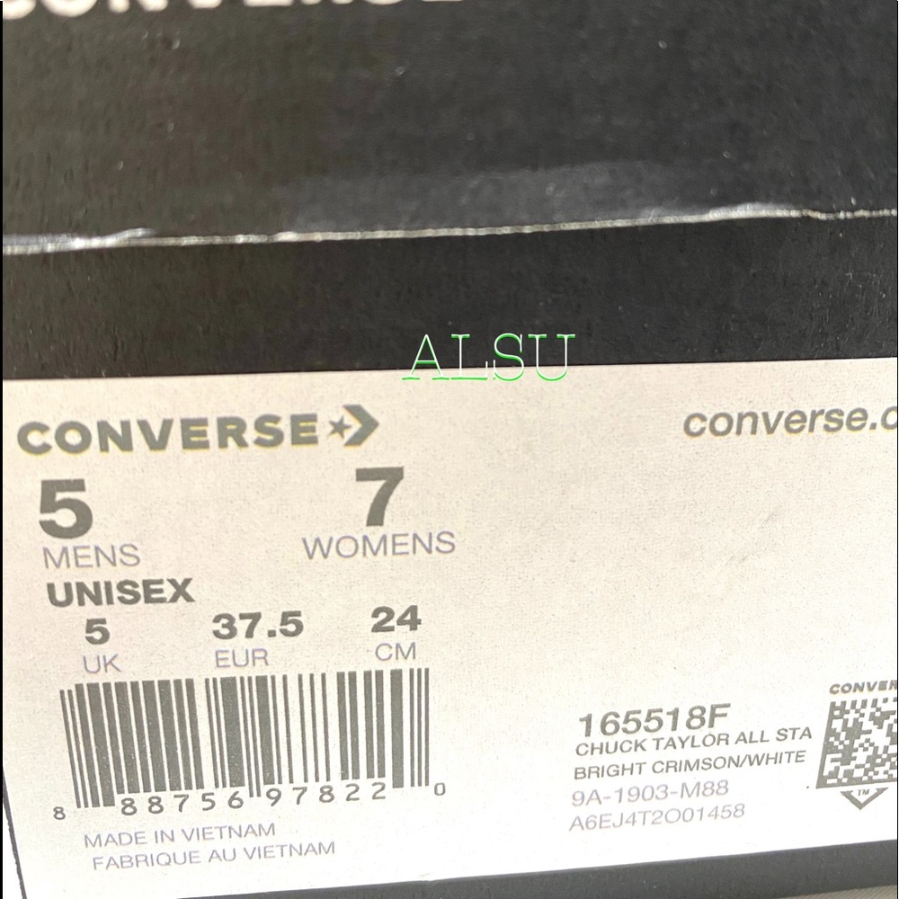 Converse Ctas Bright Rainbow 🌈 Canvas Low Women’s - Picture 10 of 10